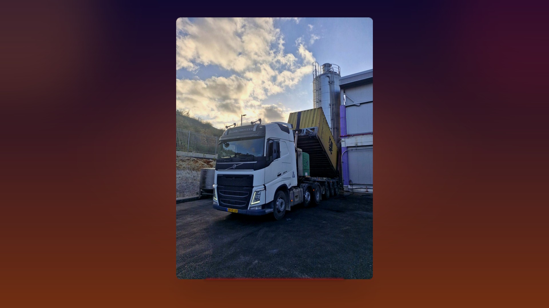 Volvo Globetrotter בפעולה